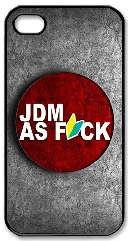 JDM AS FCK Soshinoya Wakaba Badge decal JAPAN STONE FLAG  iPhone Kılıf-Kapak  861