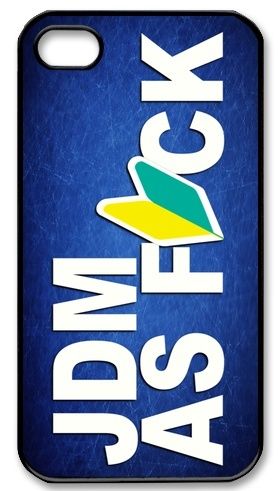 JDM AS FCK Soshinoya Wakaba Badge  iPhone Kılıf-Kapak  862