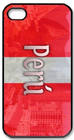 PERU Peruvian Beautiful Country FLAG iPhone Kılıf-Kapak 366
