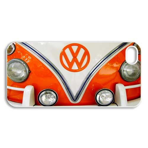 Retro Orange Volkswagen VW mini bus iPhone Kılıf-Kapak 493