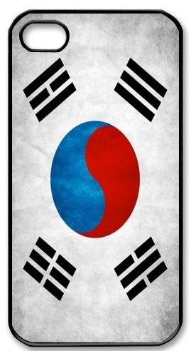 SOUTH KOREA Seoul Korean FLAG Country iPhone Kılıf-Kapak 647