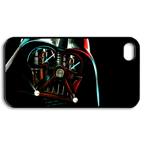 Star wars darth vader with obi wan kenobi reflection iPhone Kılıf-Kapak 665