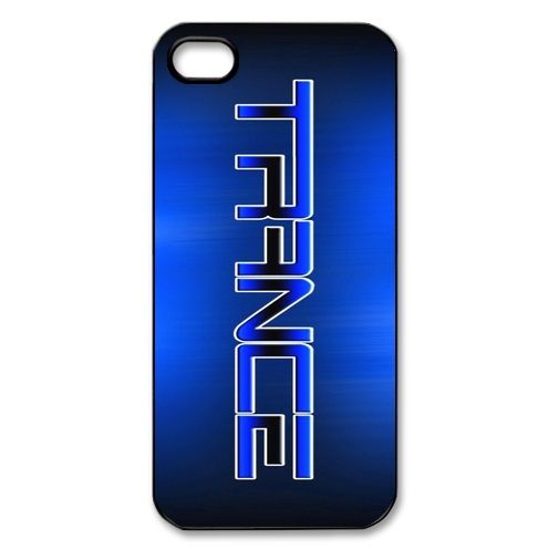 TRANCE BLUE LOGO Pop Rave DJ House Electronic Dance Music iPhone Kılıf-Kapak 836