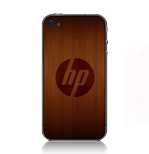 Wood Hewlett Packard iPhone Kılıf-Kapak 914
