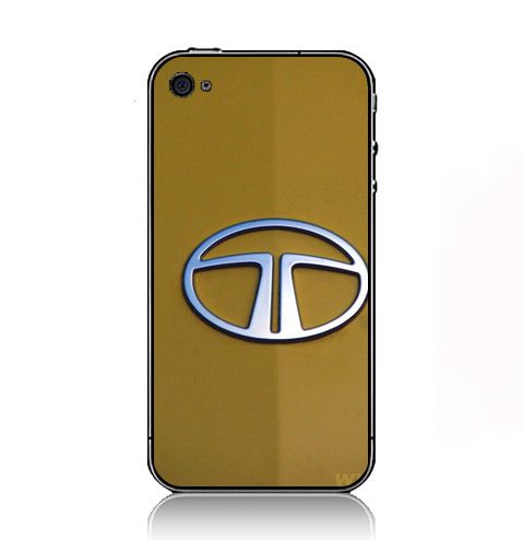 Yellow Cars Symbol Logos Tata Motors Nano iPhone Kılıf-Kapak 975