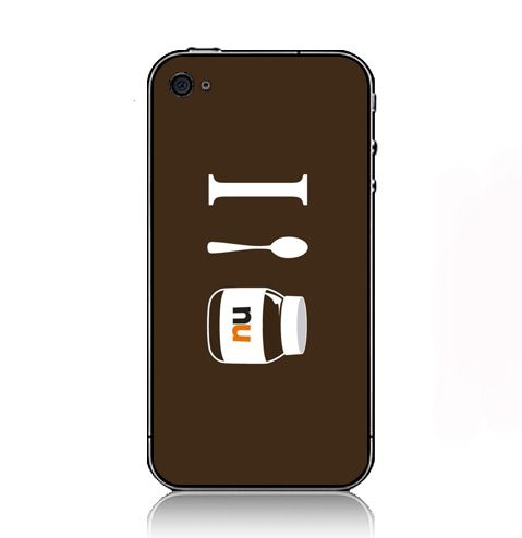 Minimalistic Simplistic Nutella iPhone Kılıf-Kapak  447
