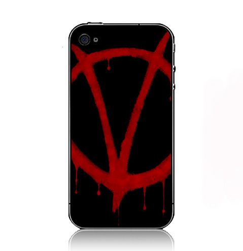 V For Vendetta logos iPhone Kılıf-Kapak 814