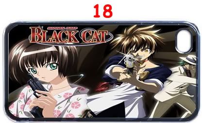 Black Cat Anime Manga (18)iPhone Kılıf-Kapak 388