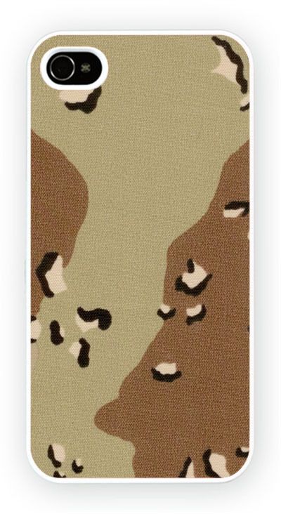 Army Pattern Camouflage Desert iPhone Kılıf-Kapak-053