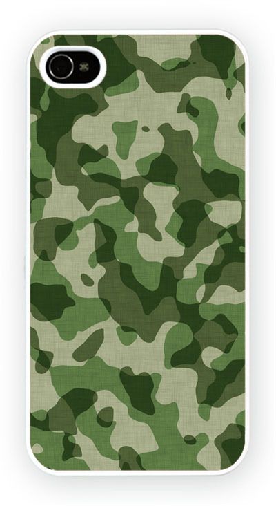 Army Pattern Camouflage Green iPhone Kılıf-Kapak-054