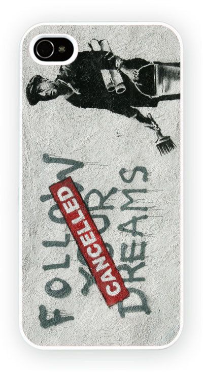 Banksy Follow Your Dreams iPhone Kılıf-Kapak-074