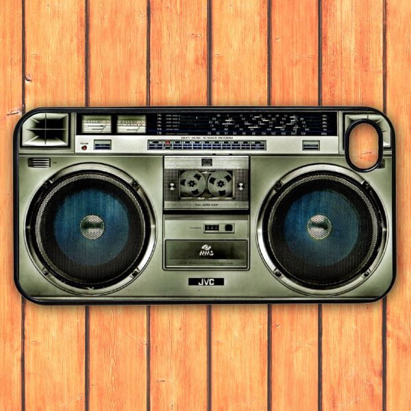 BOOMBOX-2 Ghetto Blaster Retro iPhone Kılıf-Kapak-147
