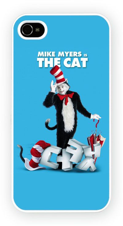 Cat in The Hat iPhone Kılıf-Kapak-231