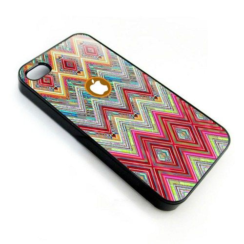 Chevron monogram art painting Tribal abstract iPhone Kılıf-Kapak-237