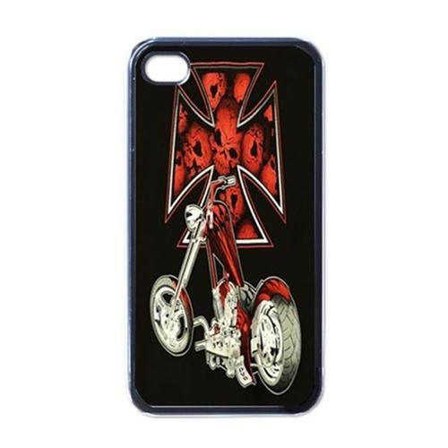 cross skull bikers iPhone Kılıf-Kapak-263
