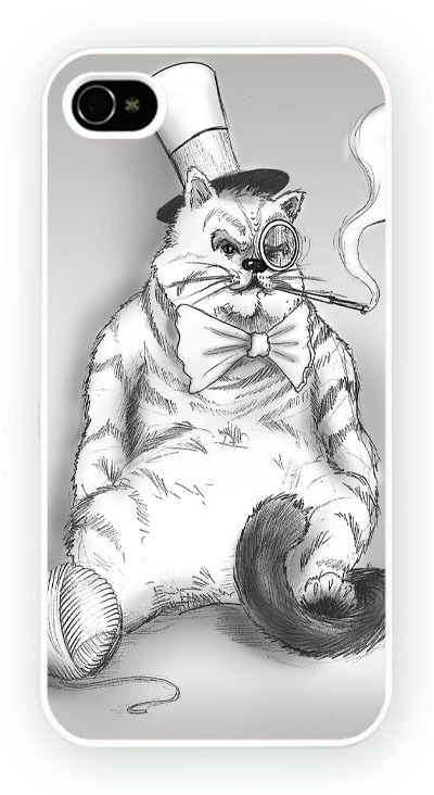 Evil Cat iPhone Kılıf-Kapak-358