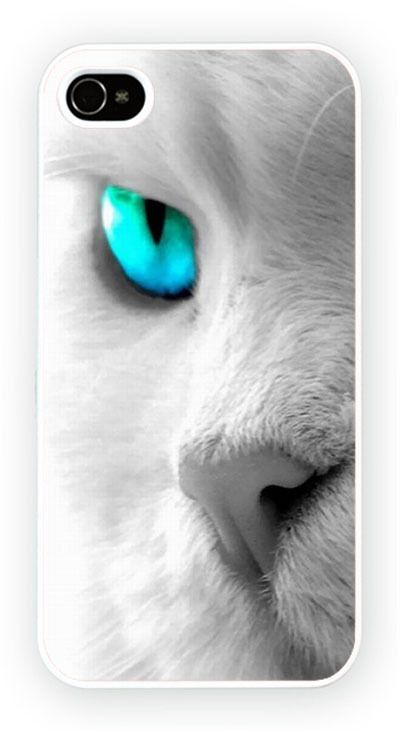 Eyes Cat iPhone Kılıf-Kapak-363