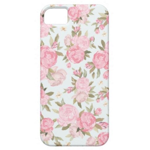Floral Vintage iPhone Kılıf-Kapak-406