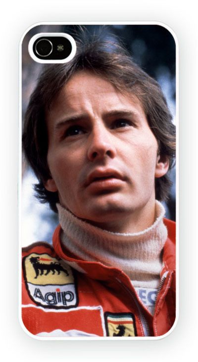 Gilles Villeneuve Monaco 1981 F1 iPhone Kılıf-Kapak-442