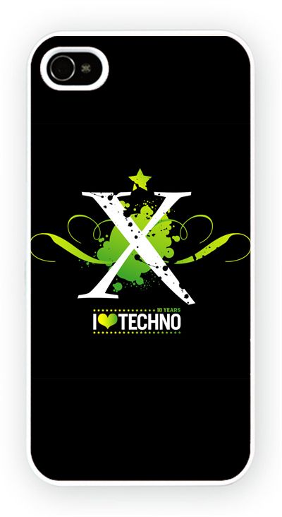 I Love Techno Music  iPhone Case Cover   -509