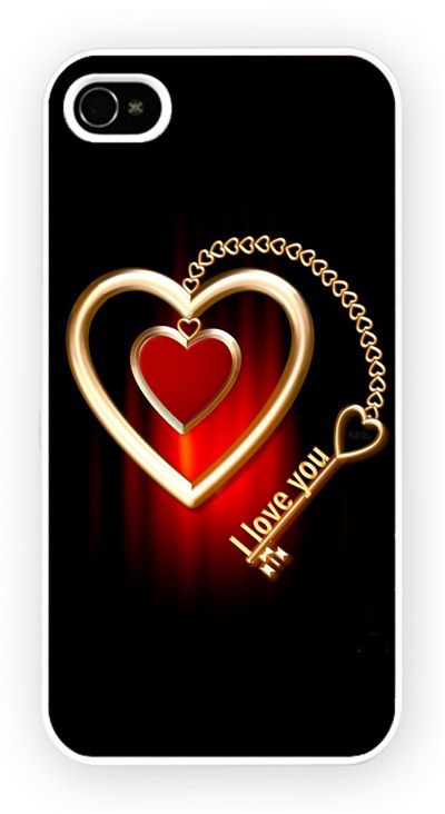 I Love You Key Heart  iPhone Case Cover   -510