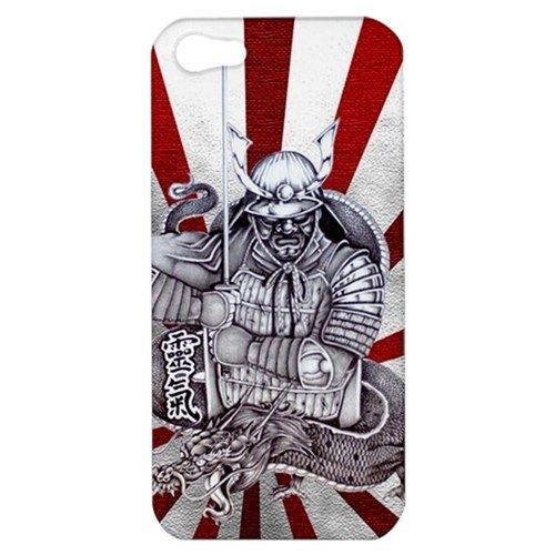 Japanese Samurai Flag iPhone Kılıf-Kapak-542