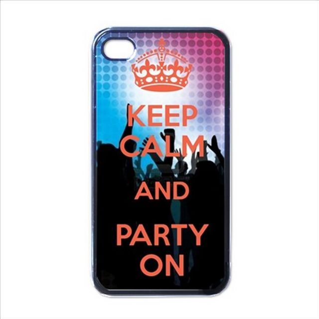 KEEP CALM AND PARTY ON iPhone Kılıf-Kapak-596