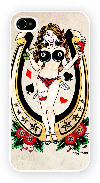 Lady Luck Tattoo (2) iPhone Kılıf-Kapak-630