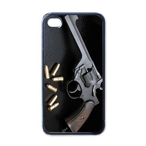 MAGNUM REVOLVER + BULLET iPhone Kılıf-Kapak-692