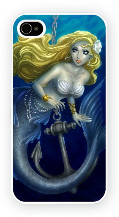Mermaid Anchor iPhone Kılıf-Kapak-716