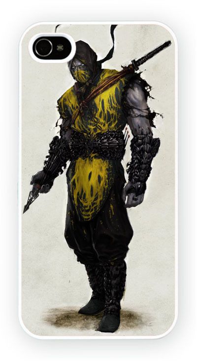 Mortal Kombat Scorpion iPhone Kılıf-Kapak-777