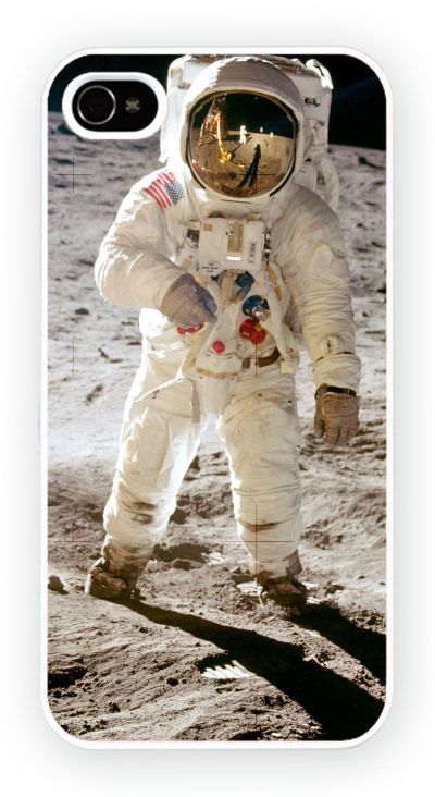 Neil Armstrong first man on the Moon iPhone Kılıf-Kapak-800