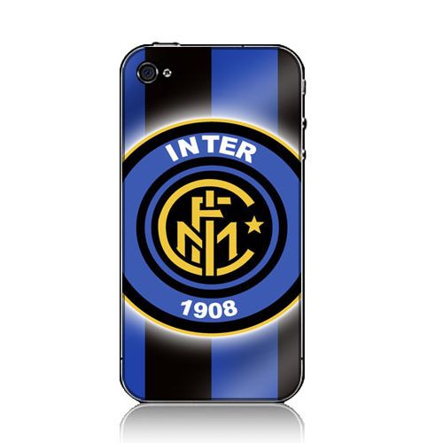F.C Internazionale Milano Blue Black Stripe iPhone Kılıf-Kapak  741