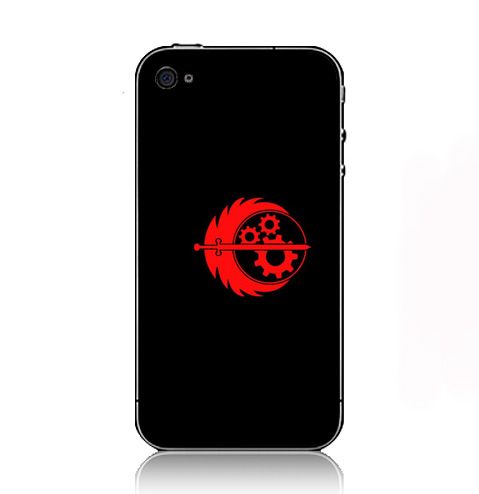 Fallout Brotherhood Of Steel logos iPhone Kılıf-Kapak  746