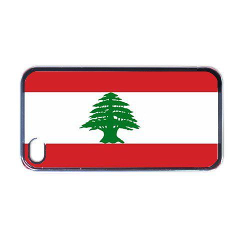 Lebanese flag iPhone Kılıf-Kapak  192