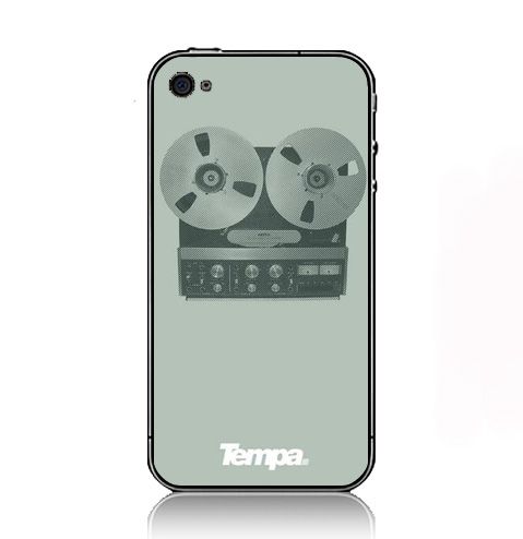 Minimalistic Tempa Analog Tape Recorders Revox B77 iPhone Kılıf-Kapak  343