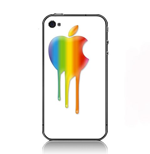 Multicolor Apple Inc. Mac logos iPhone Kılıf-Kapak  372