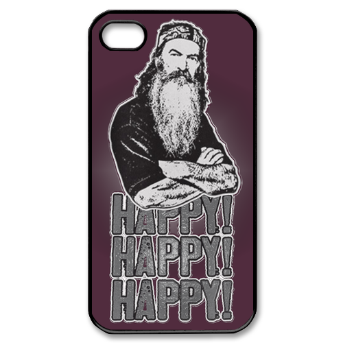 Phil Robertson Blink Stand Happy Happy Happy Show iPhone Kılıf-Kapak  703