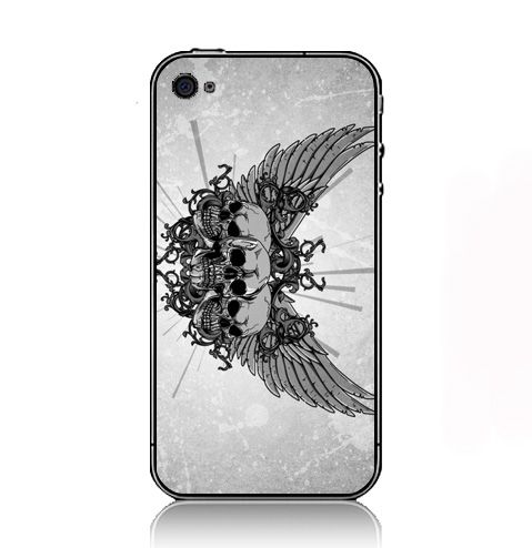 Skulls logos iPhone Kılıf-Kapak 914