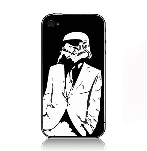 Star Wars Minimalistic Stormtroopers Text Monochrome iPhone Kılıf-Kapak  987