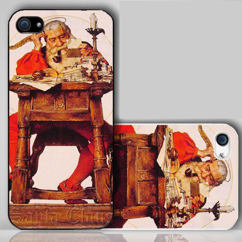 Christmas Santa Reading  iPhone Case Cover    040
