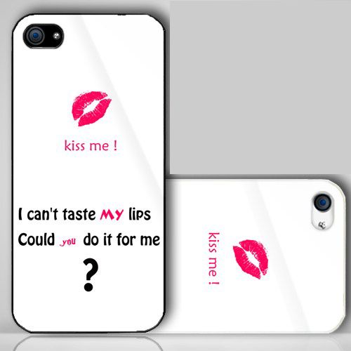 Funny Kiss Me   iPhone Case Cover    080