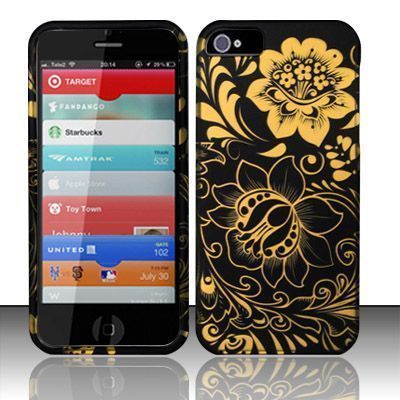 GOLD FLOWERS   iPhone Case Cover    088