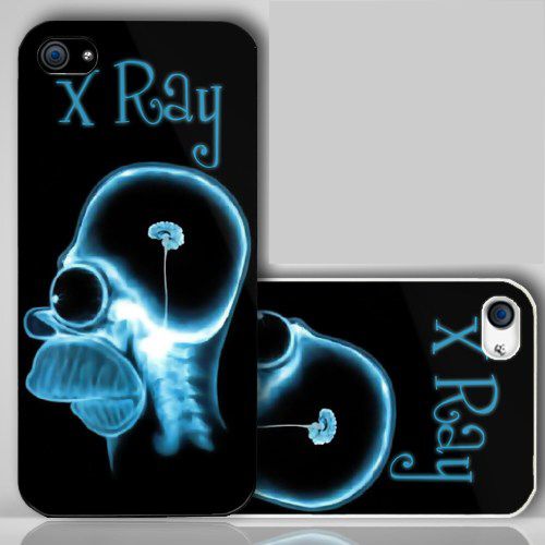 Homer Brain X Ray the Simpsons   iPhone Case Cover    094