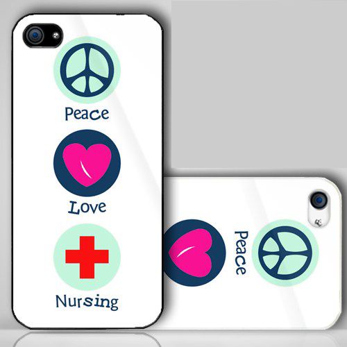 Peace Love and Nursing   iPhone Case Cover    126