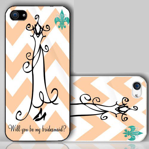 Peach Chevron Ashley Peach   iPhone Case Cover    128