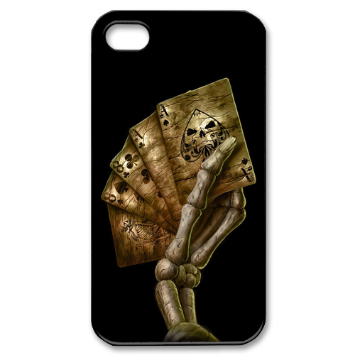 Death Poker Skeleton Hand  iPhone Case Cover    038
