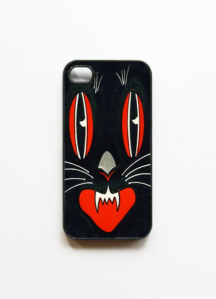 Retro Halloween Black Cat  iPhone Case Cover    112