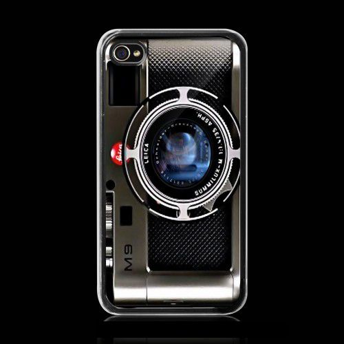 Retro Leica M9 Camera leather  iPhone Case Cover    118