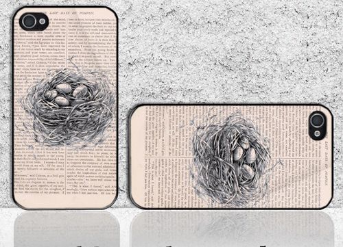 Vintage Egg Birds Nets  iPhone Case Cover    173